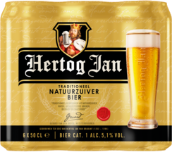 Hertog Jan set van 6 blikken á 0,50 liter Hertog Jan set van 6 blikken á 0,50 liter